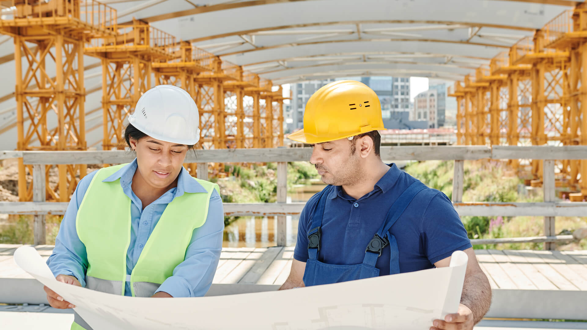 Teamwork on site